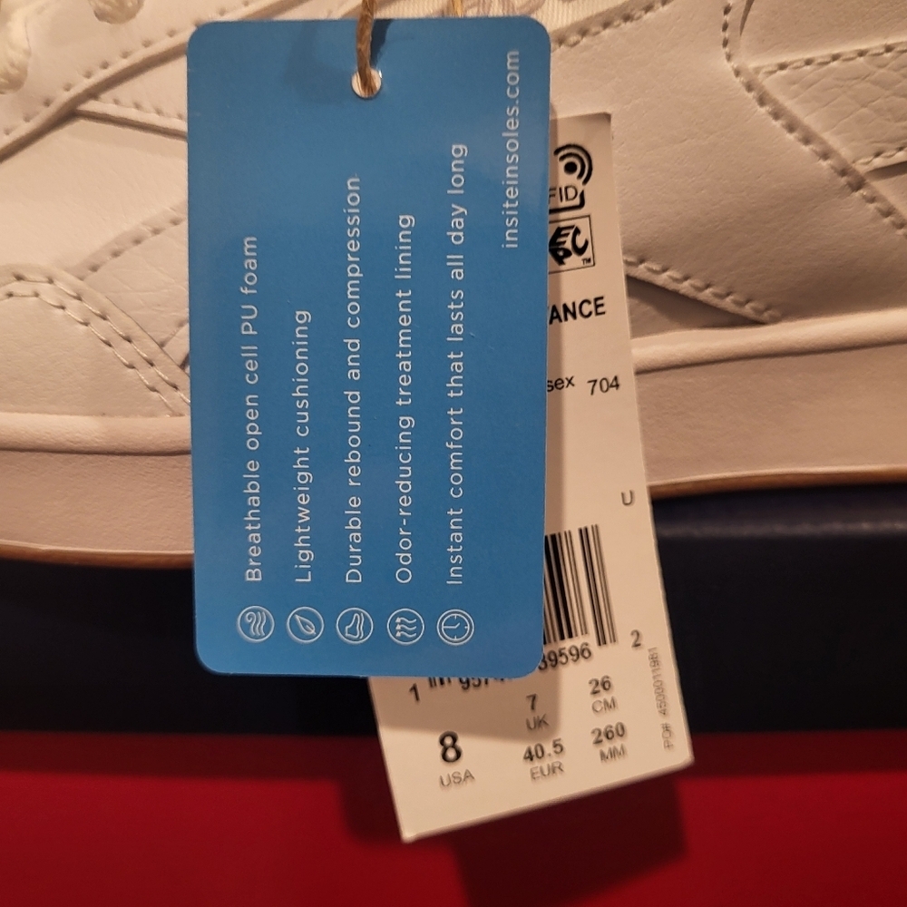 Reebok Court Advance Bold Sneaker Unisex Size 8 White LuxComfort Tennis  Shoes - Picture 10 of 10